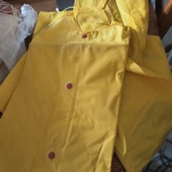XL Rain Suit Pants And Jacket Set Heavy Duty