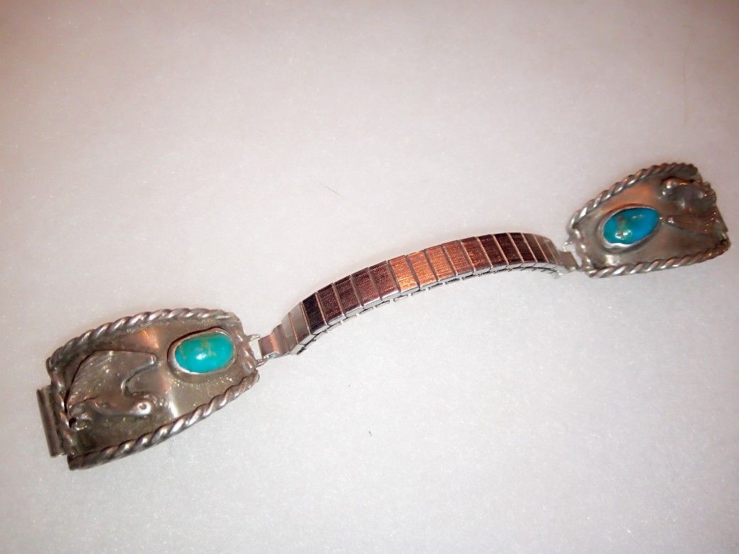 Horsehead Turquoise Watch Band Vintage