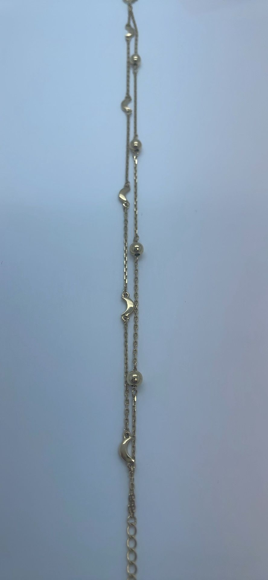 14 k Gold Ankle Bracelet. New. 2.9 grams;8 inches