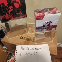 Pokémon rcg elite trainer  or booster box acrylic case  magnetic destined rivals prismatic evolution hidden Fates evolving skies 