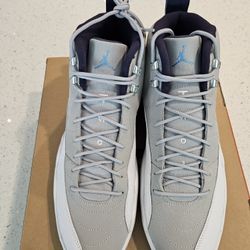 Nike Air Jordan Retro 12 "Gray University Blue"