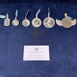 Memorial Pendant 1ok Gold Diamonds Real 