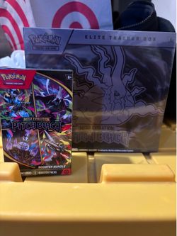 POKEMON TCG- Pitch Black ETB & Booster Bundle