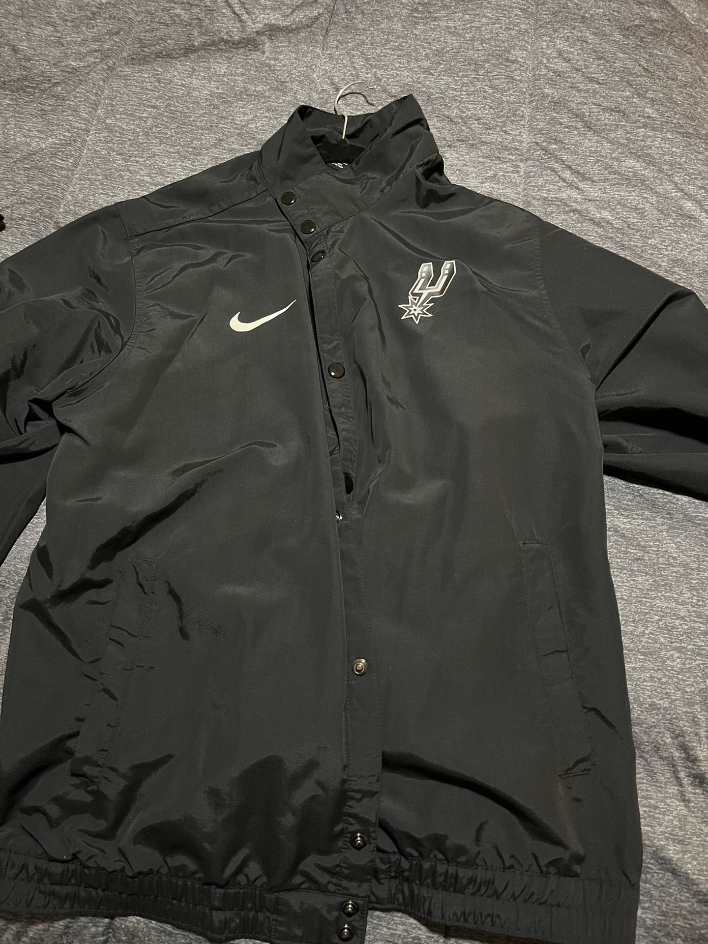 San Antonio Spurs Button Up Track Jacket XL Rare 