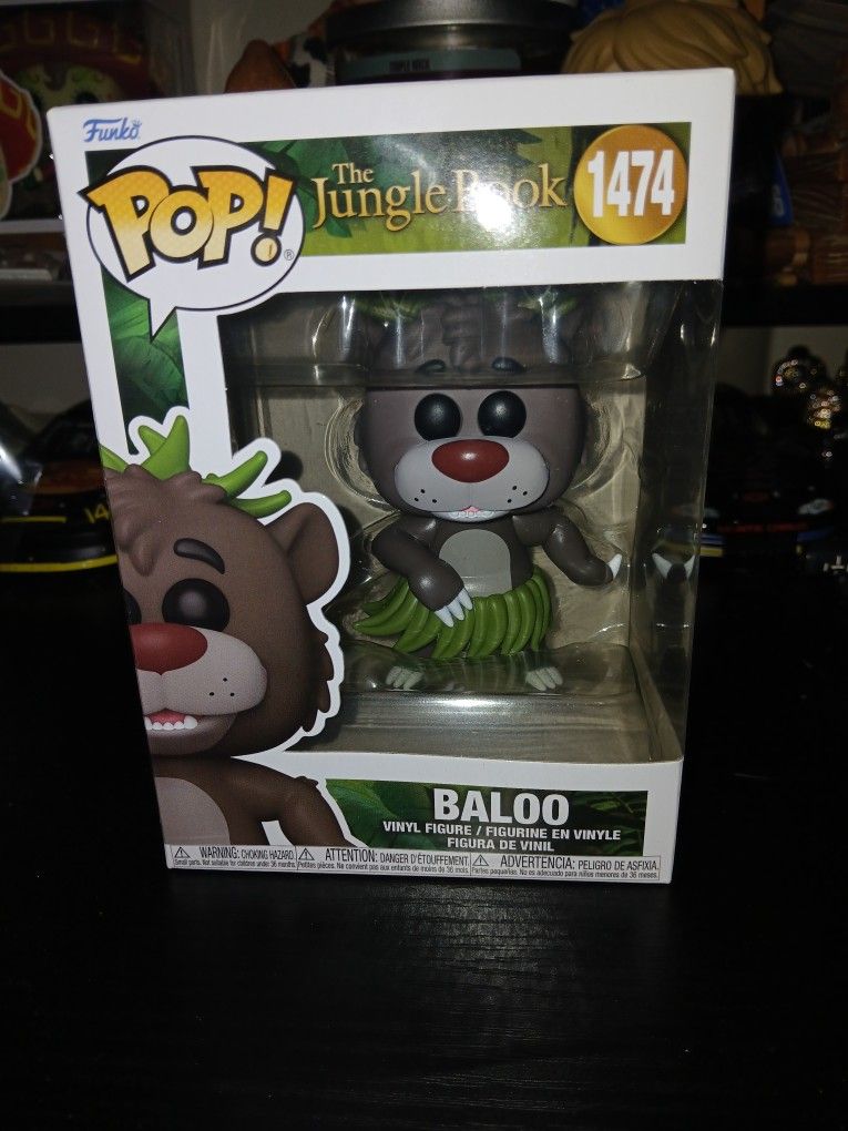Brand New The Jungle Book Baloo #1474 Funko Pop