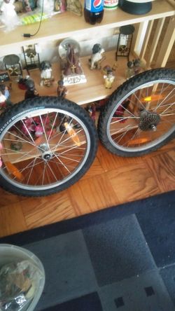 two 20 inch tires