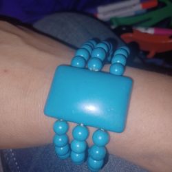 Heavy Turquoise Bracelet 