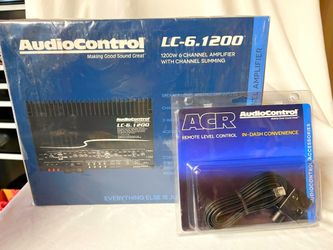 1200W 6-channel car amplifier W/ Remote Level Control