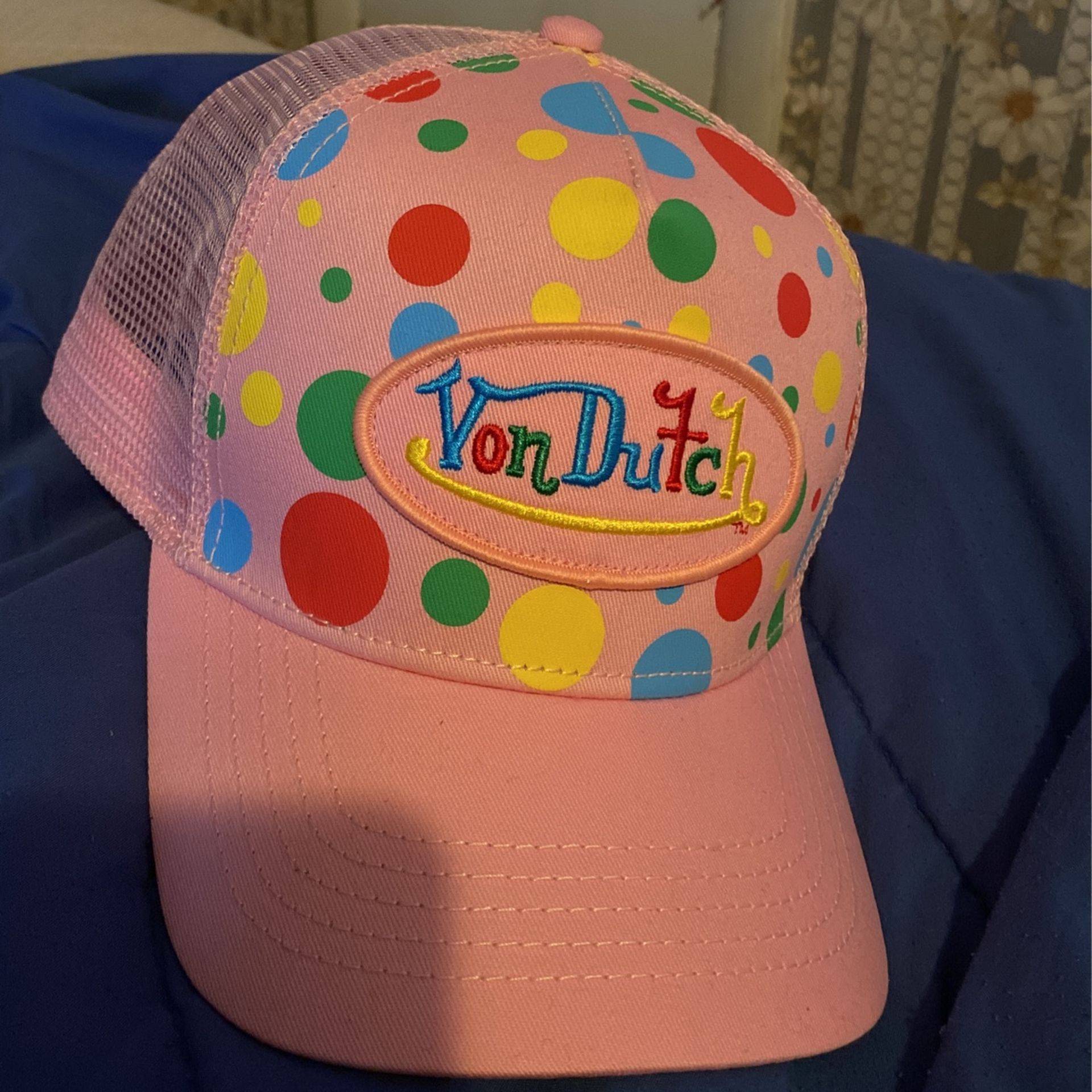 Pink Von Dutch Trucker Hat (Authentic)