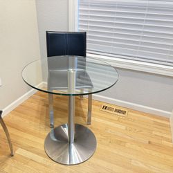Round Glass Table For 2