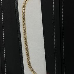 14KT Gold Bracelet 8” 