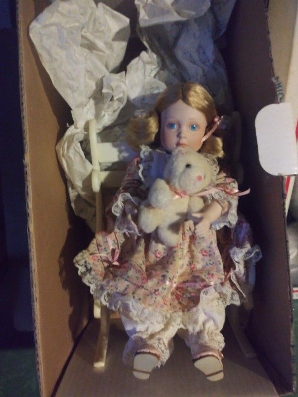 STEPHANIE PORCELAIN DOLL