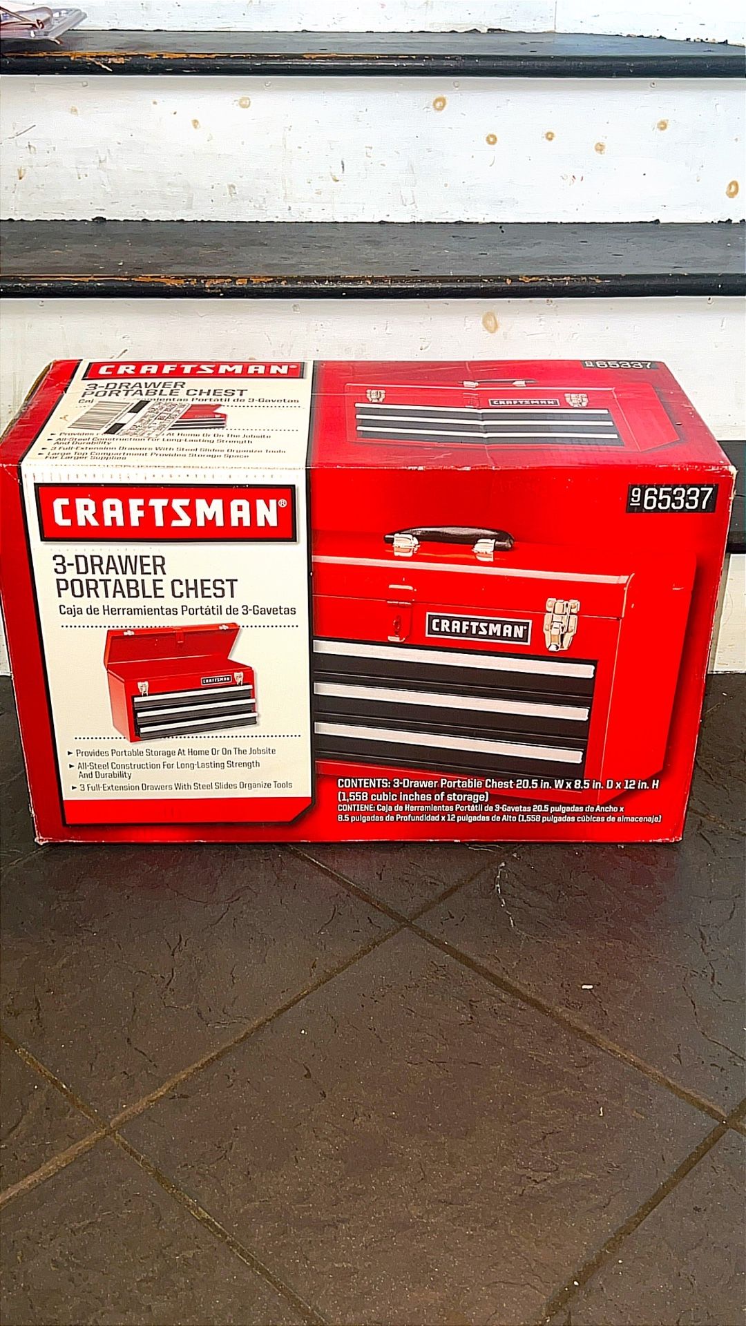 Craftsman three drawer toolbox