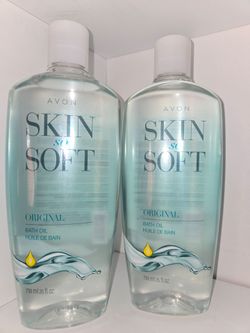 Avon Skin So Soft Original Scent Bath Oil Set BONUS SIZE