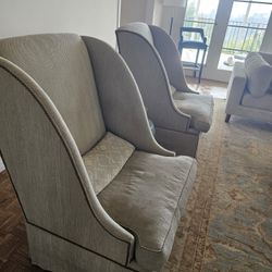 Modern Wingback Chairs In Great Condition