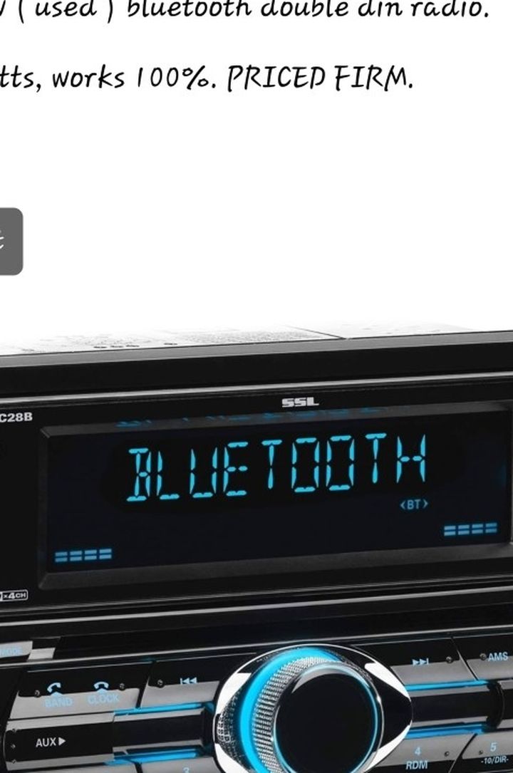 Bluetooth Double Din Radio
