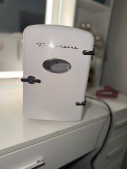 Mini white fridge