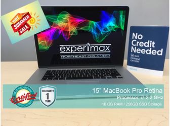 MacBook Pro Retina 15”