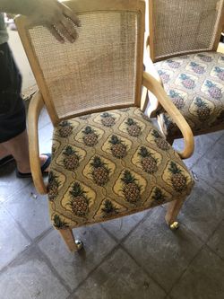 Set of four chairs