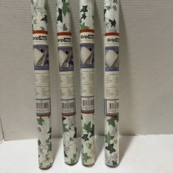 Set Of 4 GRIP-tac Sealed Decorative Covering Roll 18”x108”