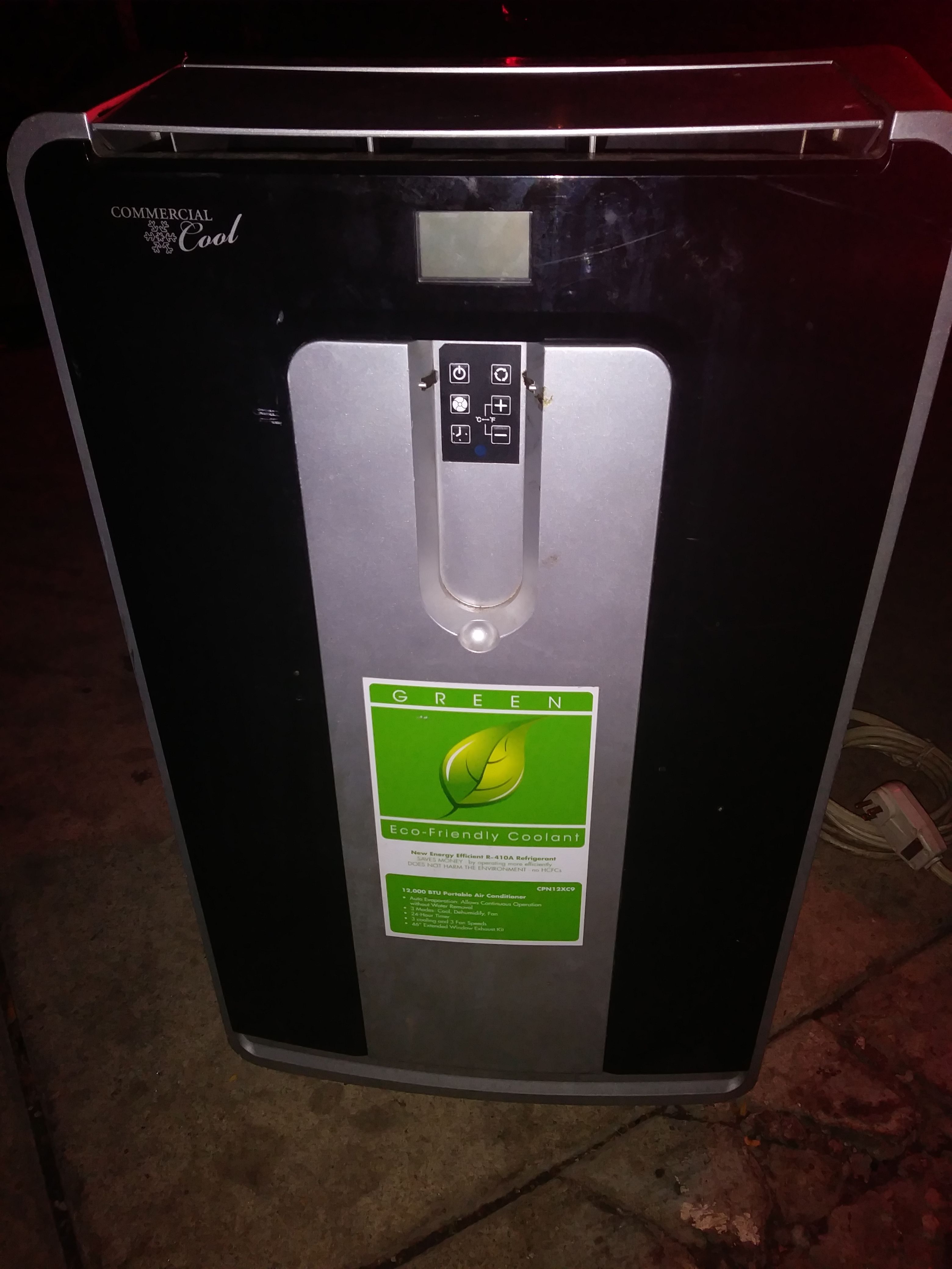 item 5 COMMERCIAL COOL CPN12XH9 Portable Air Conditioner LOCAL PICK-UP ONLY (Q24711) - COMMERCIAL COOL CPN12XH9 Portable Air Conditioner (Q24711)