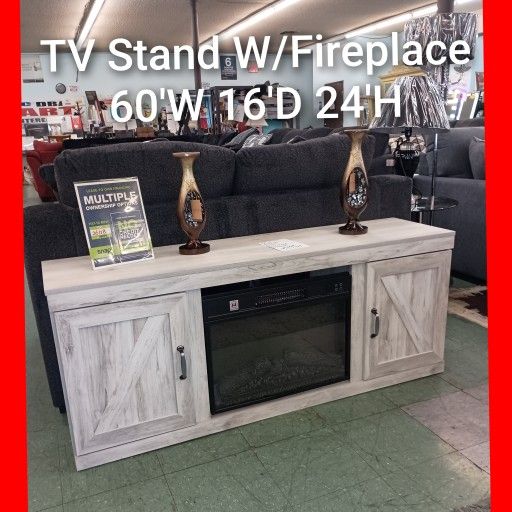 💥 TV Stand With Fireplace