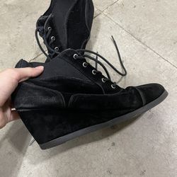Black Booties Size 9