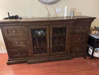 Wood Cabinet Console