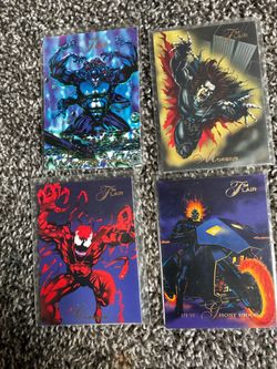 1994 Marvel Flair Trading Cards Lot of 4