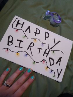 Hand drawn birthday cards