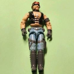 GI Joe Vintage 1984 TORCH Action Figure 3.75 Cobra Dreadnok Biker GOOD 