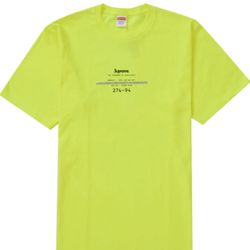Supreme Standard Tee - Size Small - BRAND NEW!! 