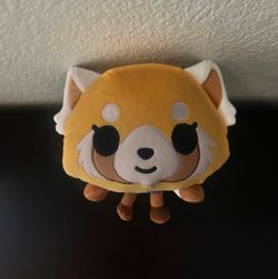 Sanrio Aggretsuko Laying Cute 6” Plush “