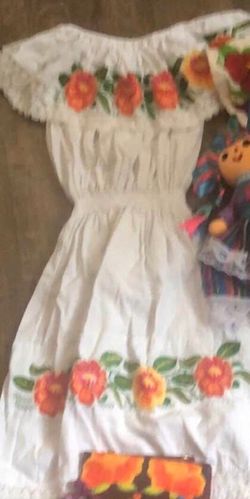 White Traditional Mexican dress