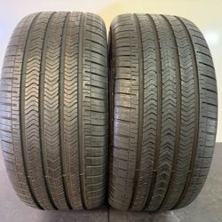V782  295 40 22 112H   Goodyear Eagle Sport  2 used tires  80%-90% life  