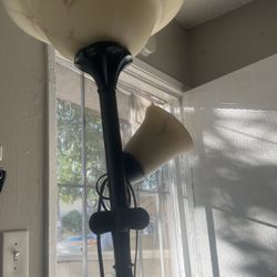 Lamp With One Broken Light