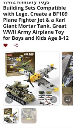 Military plane and tank