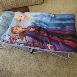 Frozen Sleeping Bag And Cot For Child