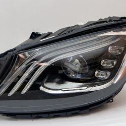 2018-2020 Mercedes S Class S560 S450 Left Driver Headlight Oem Original Perfect 