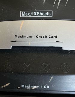 Paper Shredder 10 page max