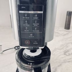 Ninja CN301CO CREAMi Ice Cream Maker, Silver, 7-Speed,
