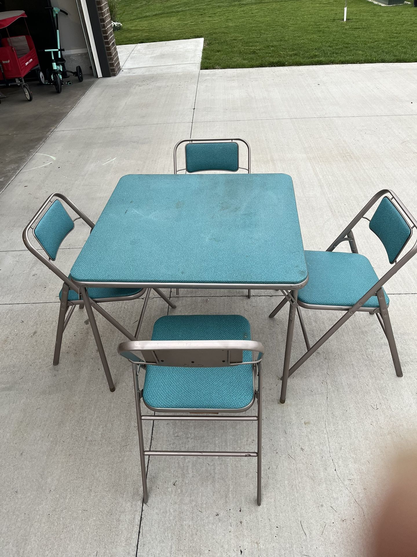 Portable Table Matching Chairs