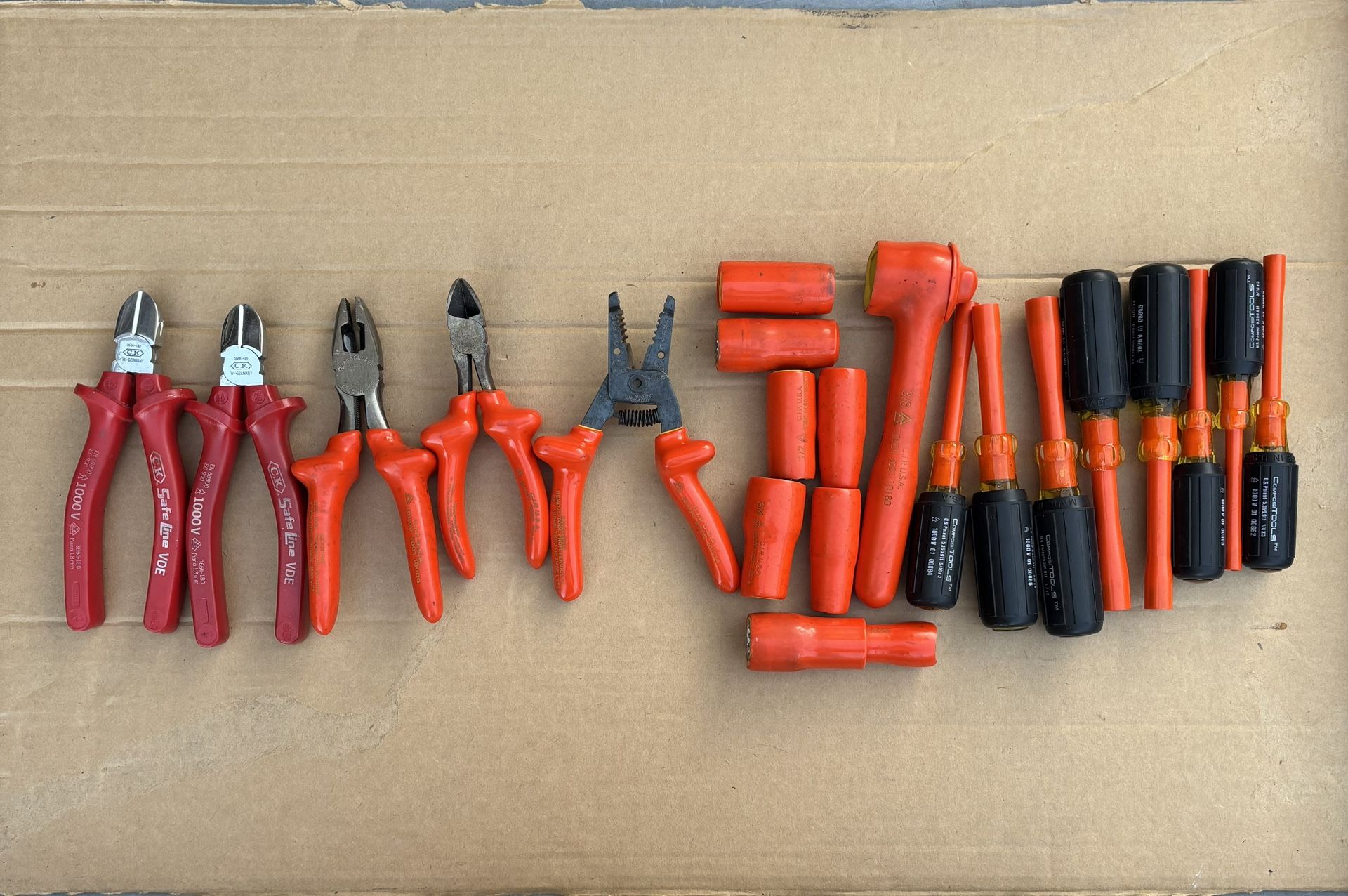 Insulated Tools, Ratchet With Sockets / Nut Drivers & Wire Cutters