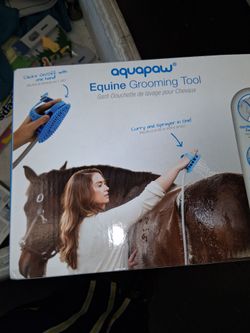 Aquapaw Equine Grooming Washing Tool Great For Horses Cows Goats Dogs Etc
