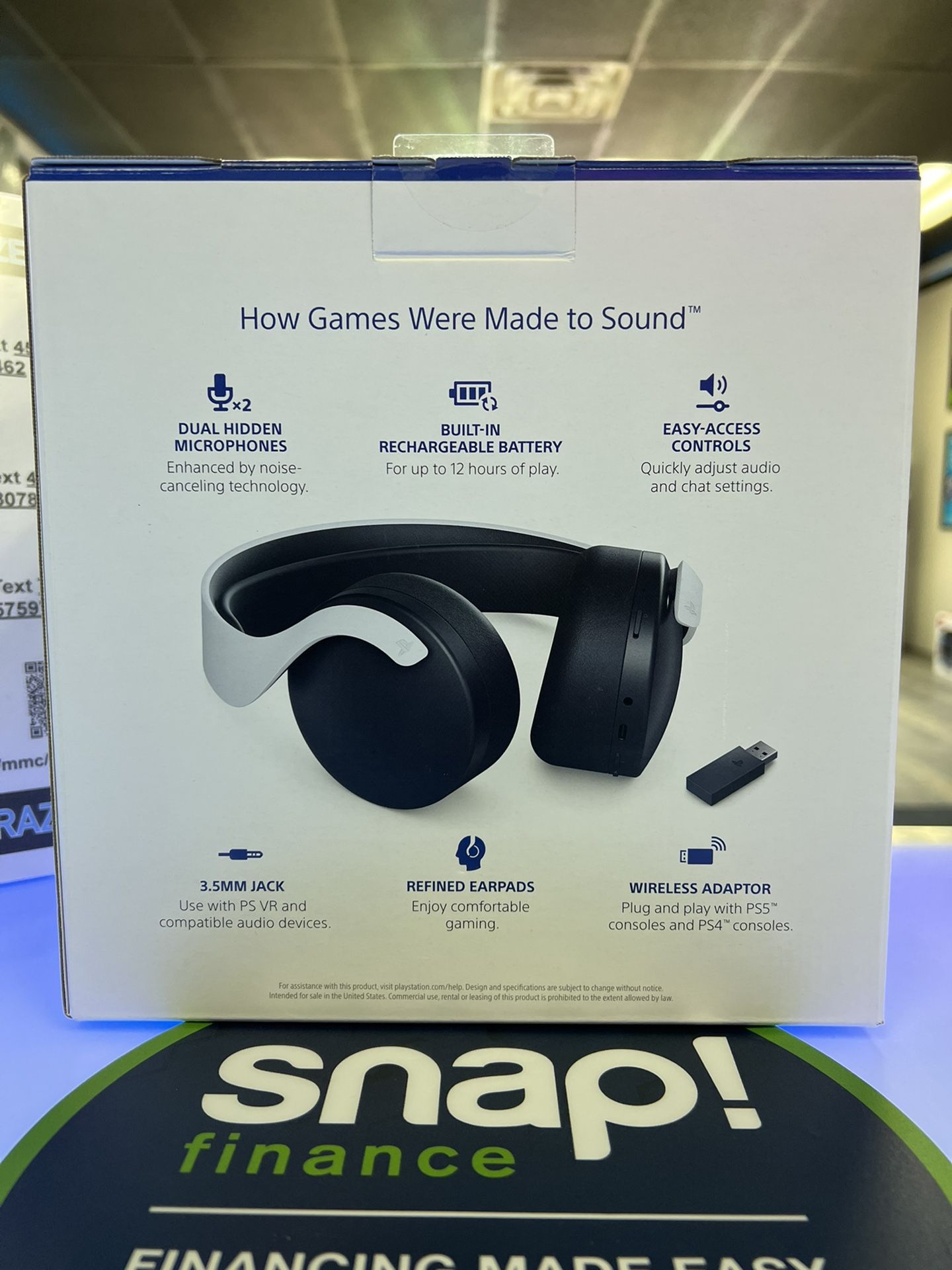 PlayStation PULSE 3D Wireless Headset For PS5 And PS4 Brand New