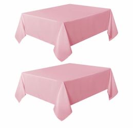 pink tablecloths