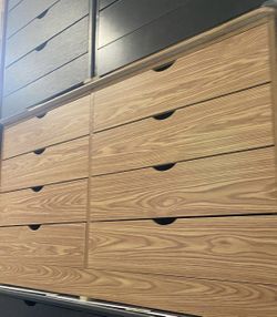 8 Drawer Kathy Oak Wood Color 