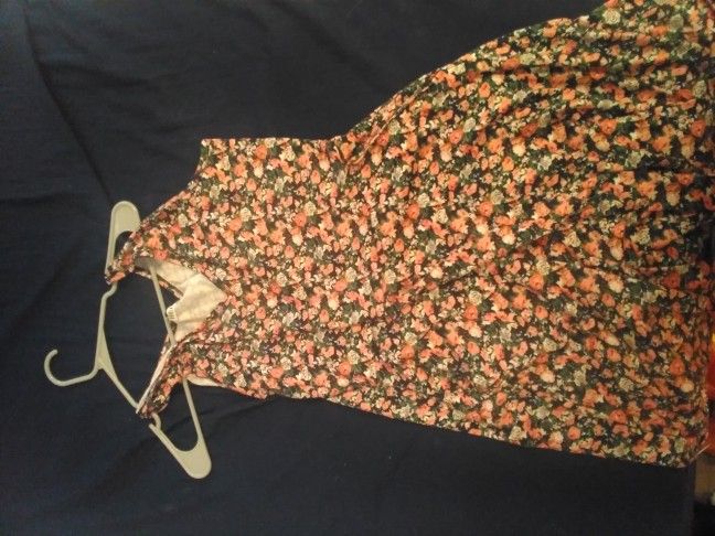 Black Floral Sundress