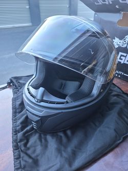New Motorcycle helmet with tinted visor-medium