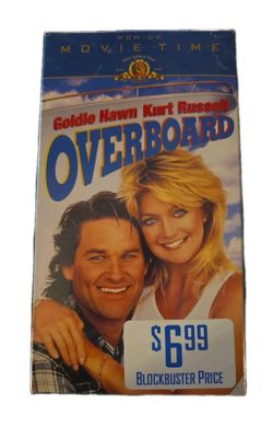 Overboard (VHS, 1987, Movie) New Sealed In Plastic Goldie Hawn Kurt Russell MGM